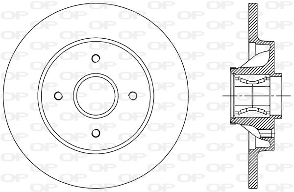 OPEN PARTS Jarrulevy BDR2387.30